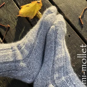 “Pyrénées” Grosses Chaussettes mohair et laine