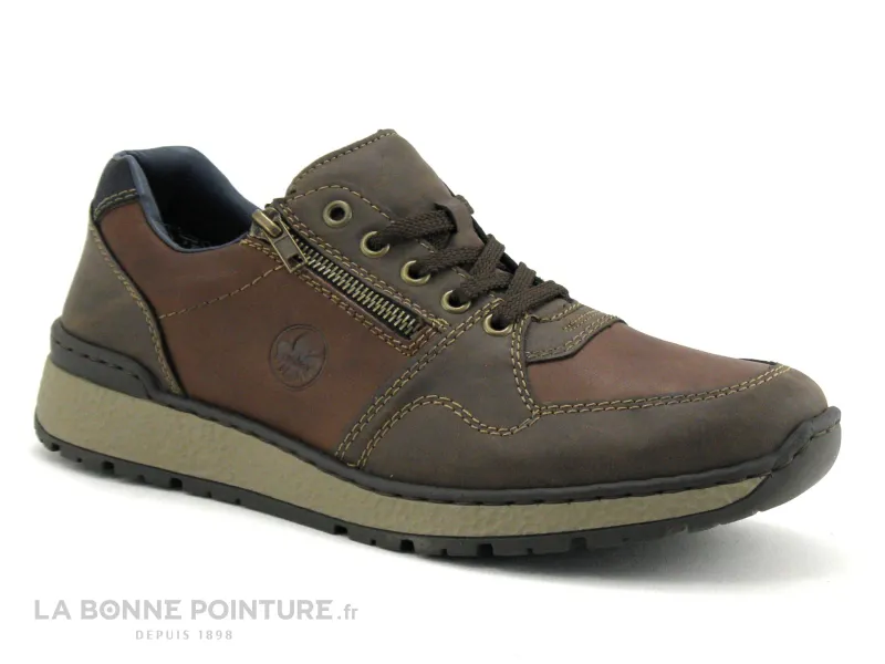 Achat chaussures Rieker Homme Basket, vente Rieker B9011-25 - Basket Homme marron
