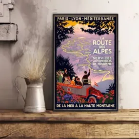 Affiche Vintage Ville de France