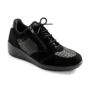 Baskets confort Pédilège Batilda noir ou taupe