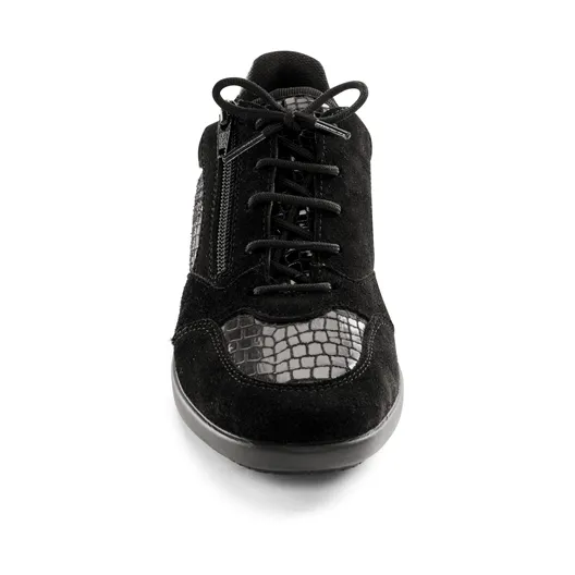 Baskets confort Pédilège Batilda noir ou taupe