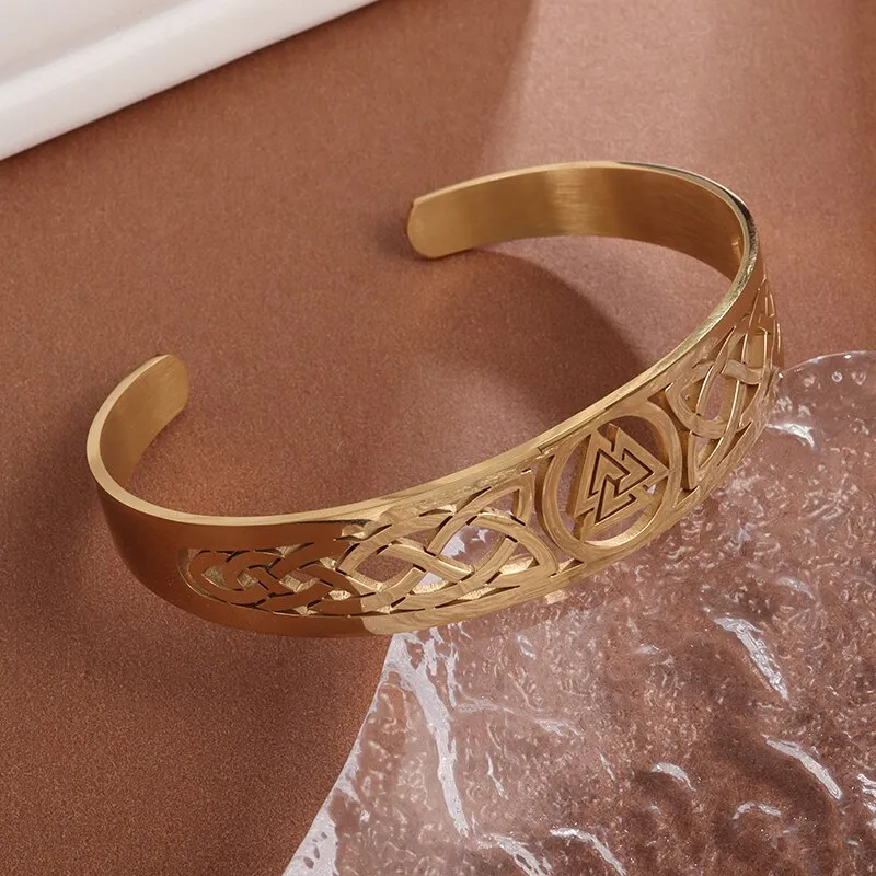 Bracelet ajustable motif tribal pour homme
