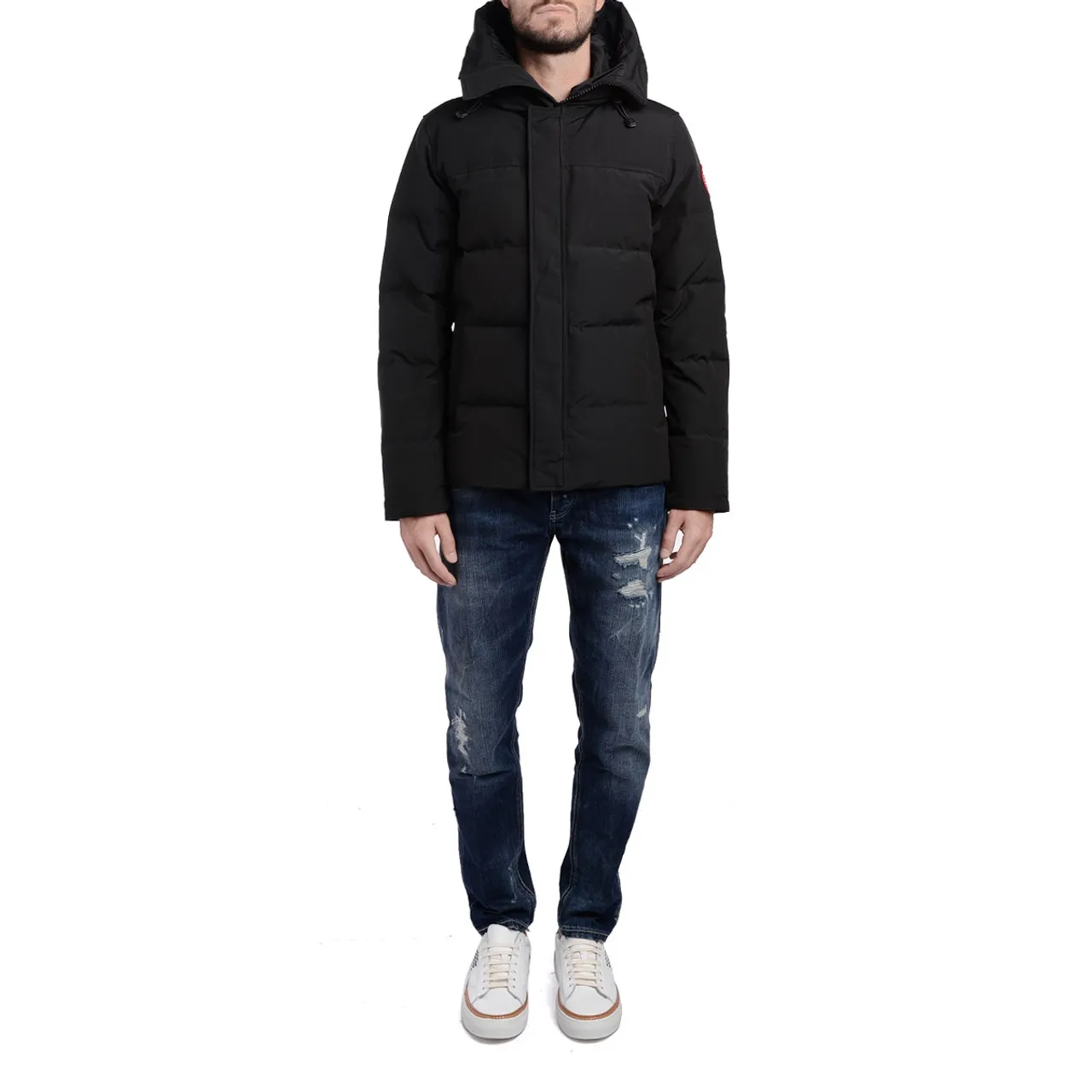Canada Goose Veste MacMillian noire avec capuche