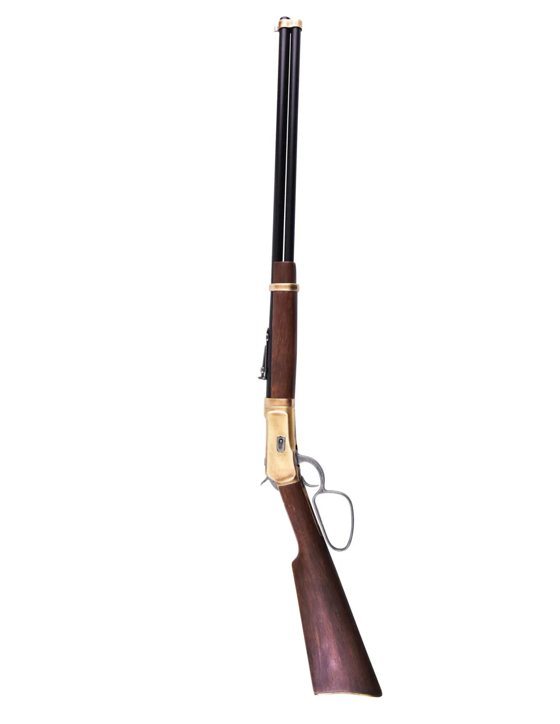 Carabine longue Winchester modèle 1892 finition laiton ⚔️ Boutique Épées