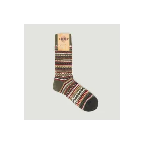 Chaussettes Laine Sonora Earth Olive