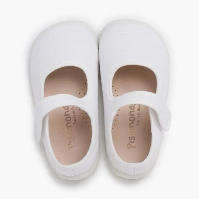Chaussures babies barefoot bride à scratch