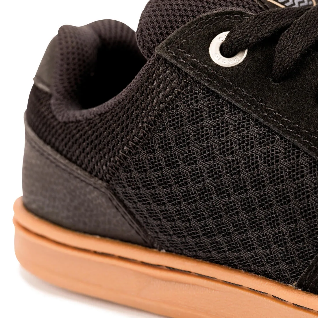 Chaussures basses de skateboard pour enfant CRUSH 500 grise et noire