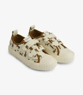 Chaussures basses Léopard en toile