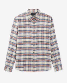 Chemise coton multicolore à carreaux
