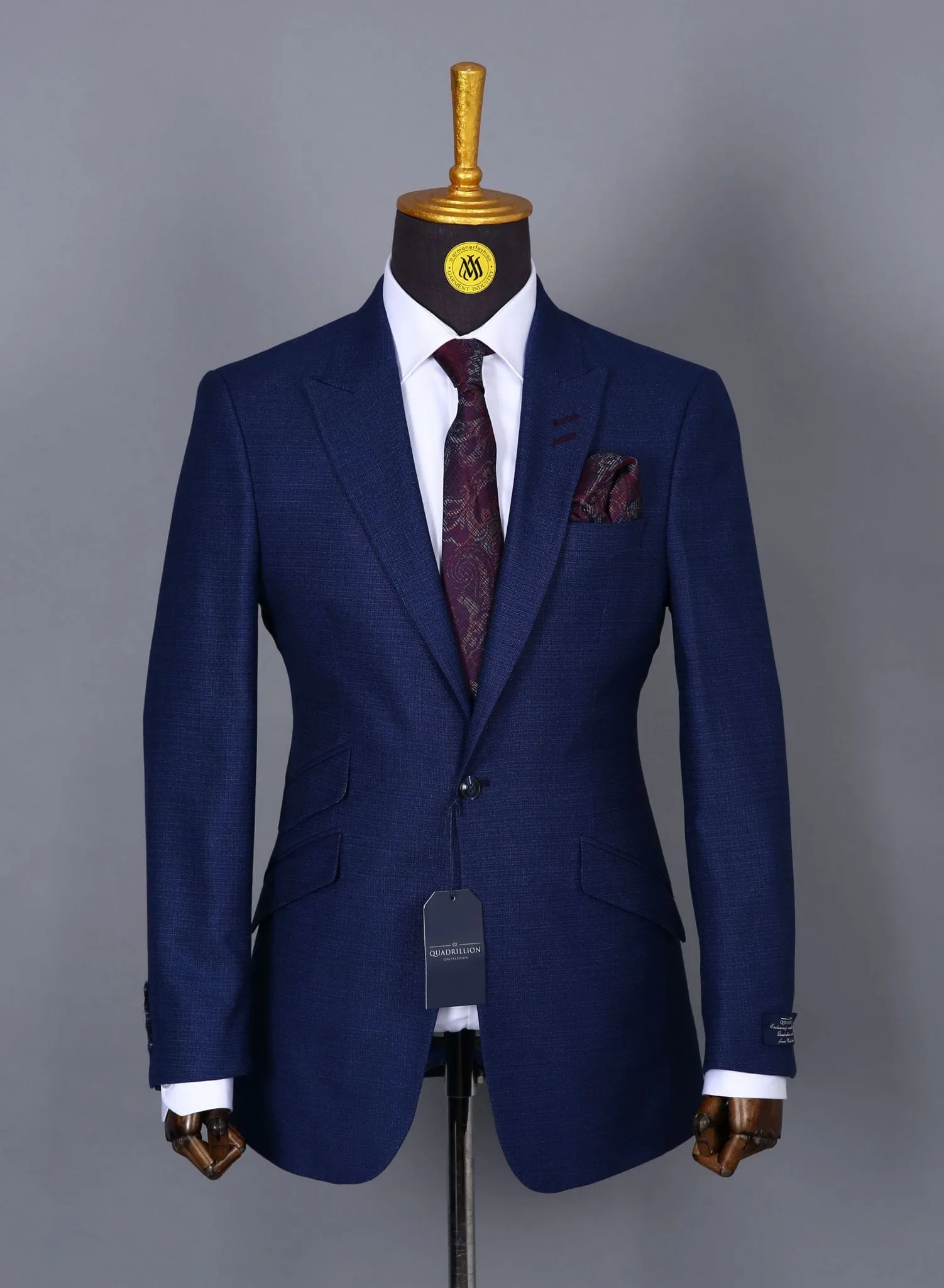 Costume 2 Pièces Bleu Cobalt V.I.P