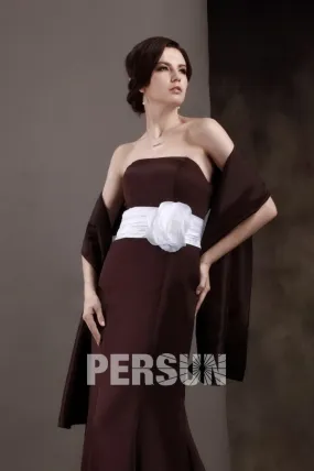 Etole pour soirée mariage longue en taffetas (plusieurs couleurs)