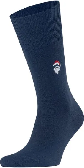 Falke Chaussettes Mix Laine Santa Royal Blue 13089-6000 comm