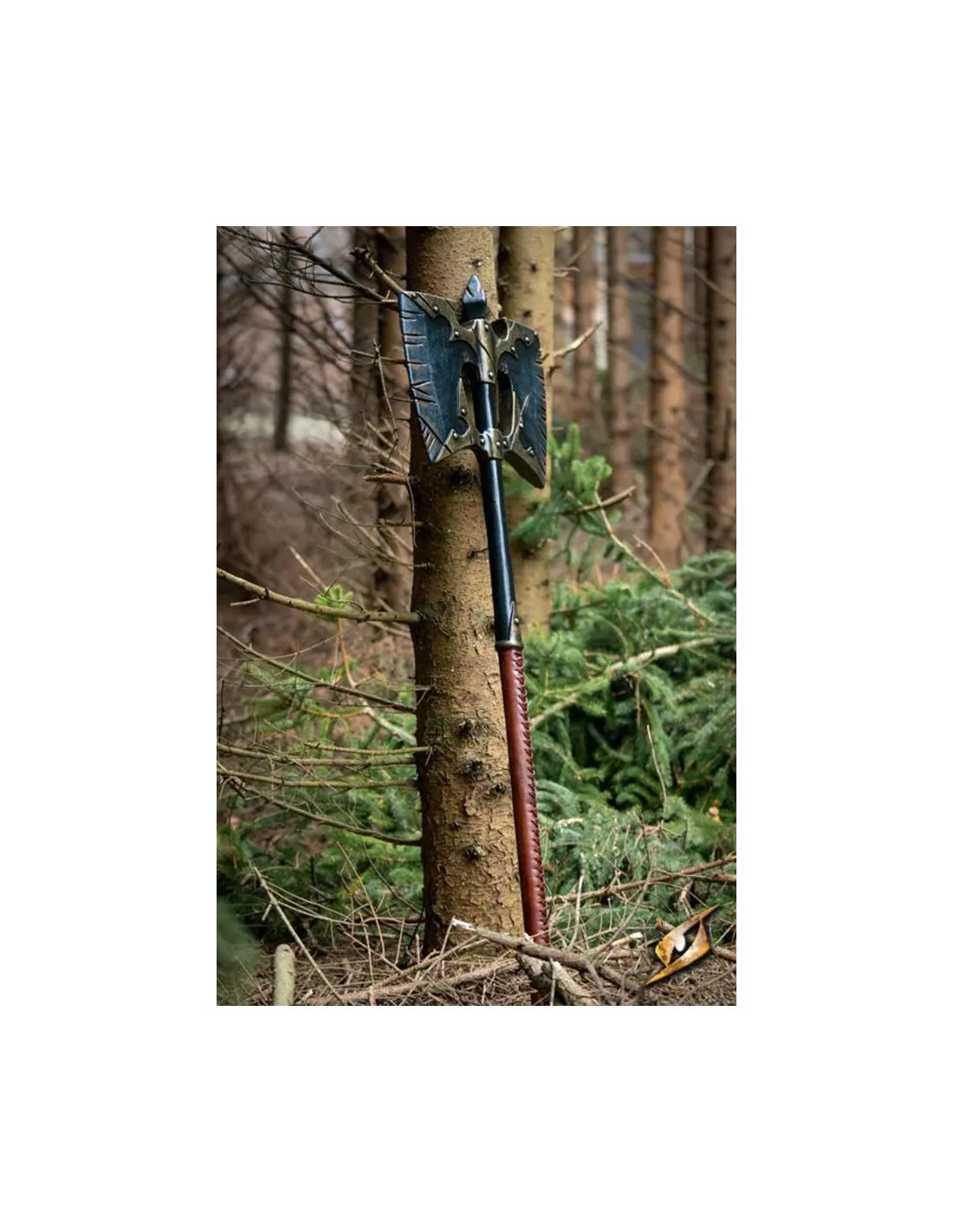 Hache longue à double tête Chaos, LARP ⚔️ Boutique Épées