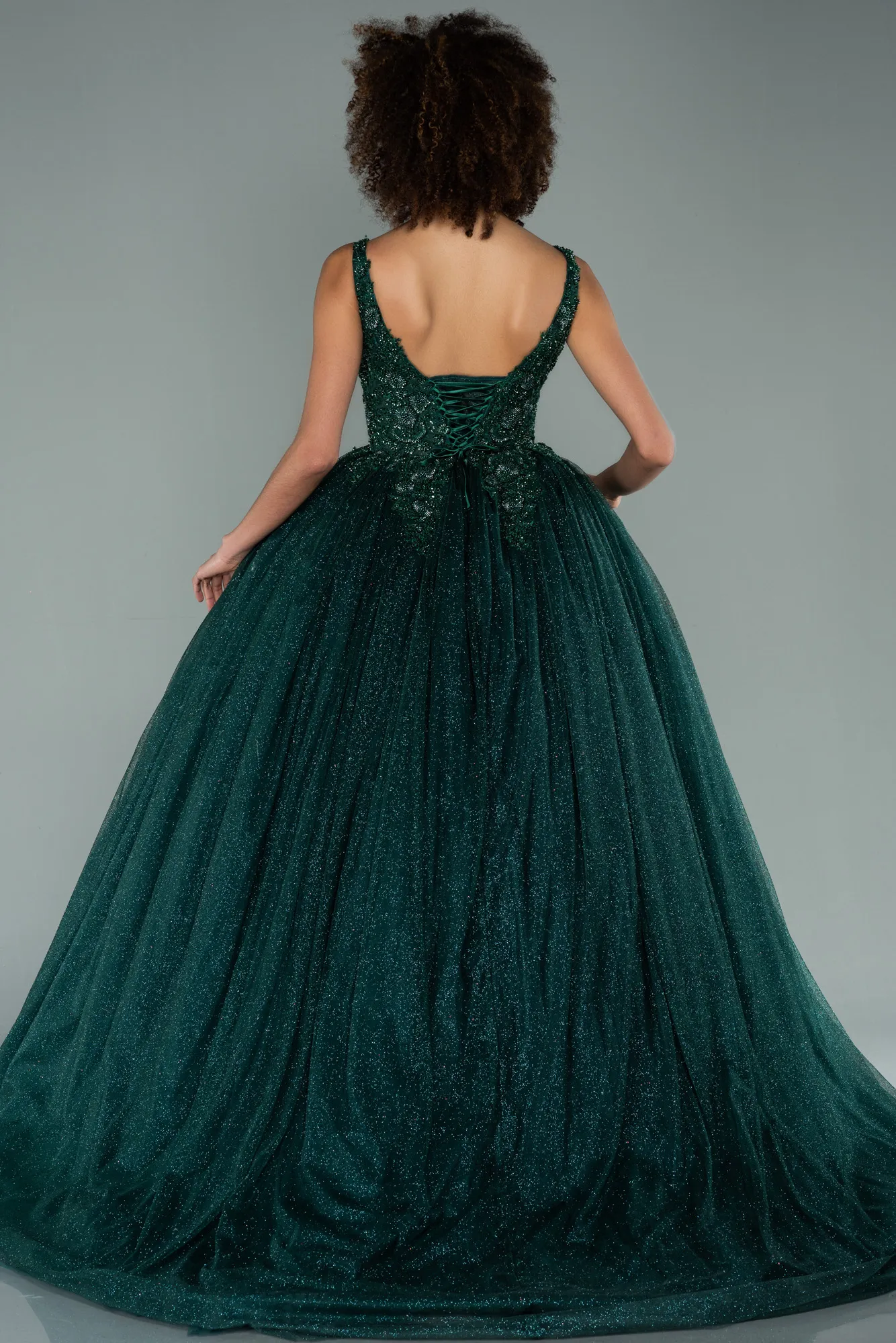 Haute Couture Longue Émeraude ABU2137