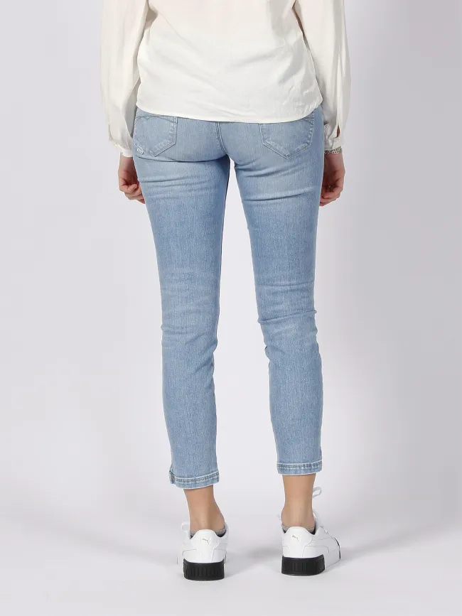 Jean skinny mystery crop bleu femme - Salsa | wimod