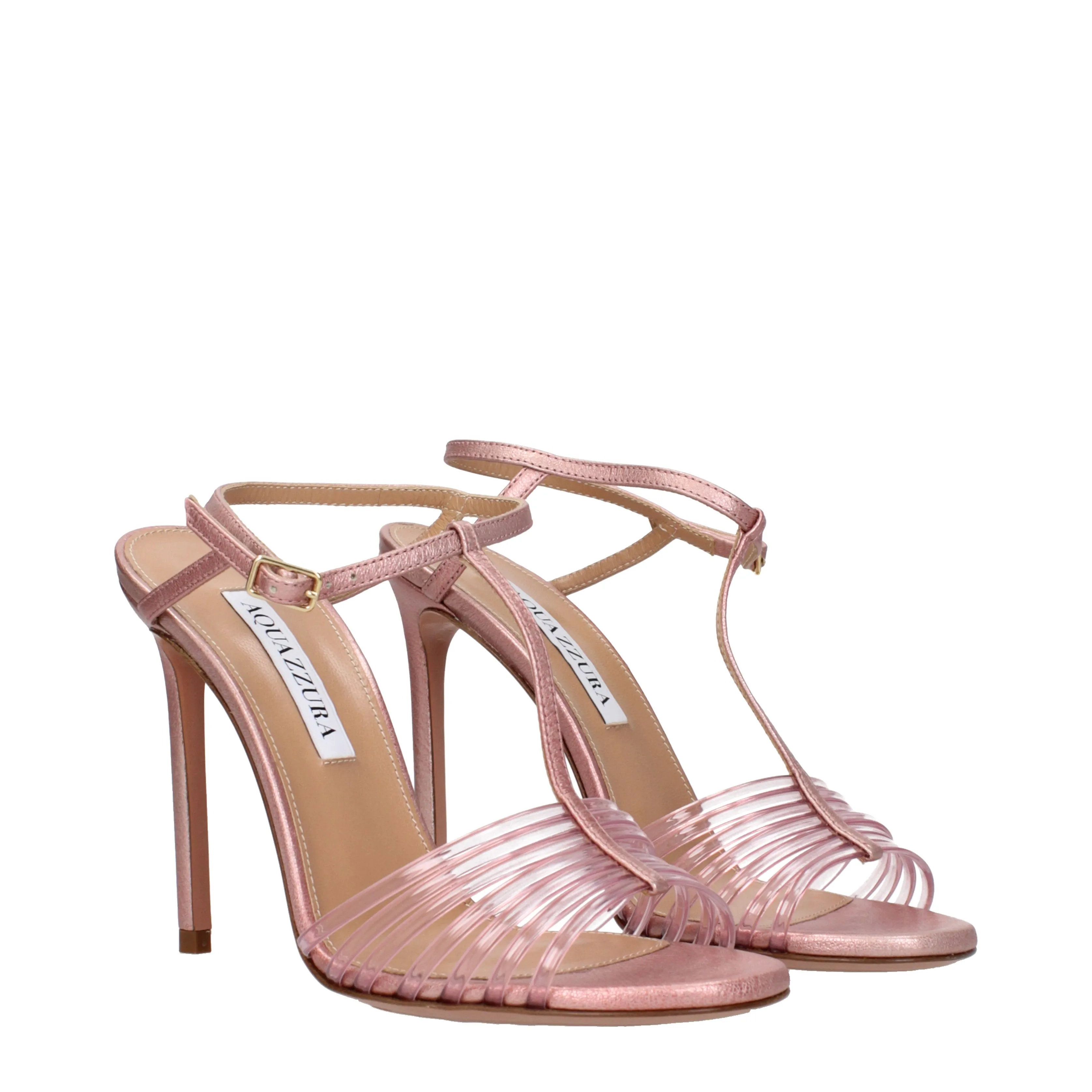 Les sandales Aquazzura aiment ma femme pvc rose