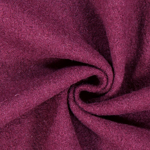 Loden de laine foulé – pourpre