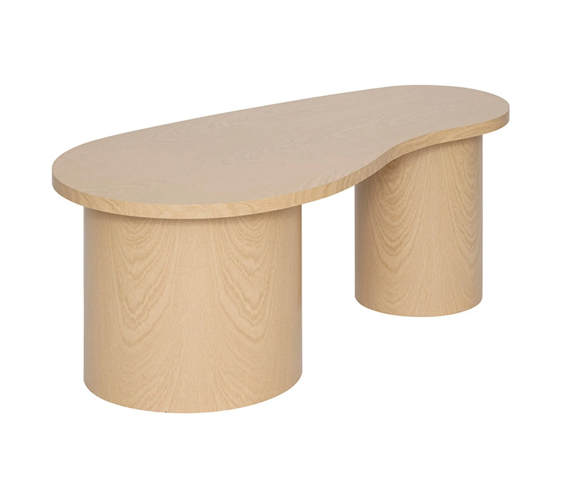 Lot De 2 Tables Basses Gigognes Soleya - Naturel Clair