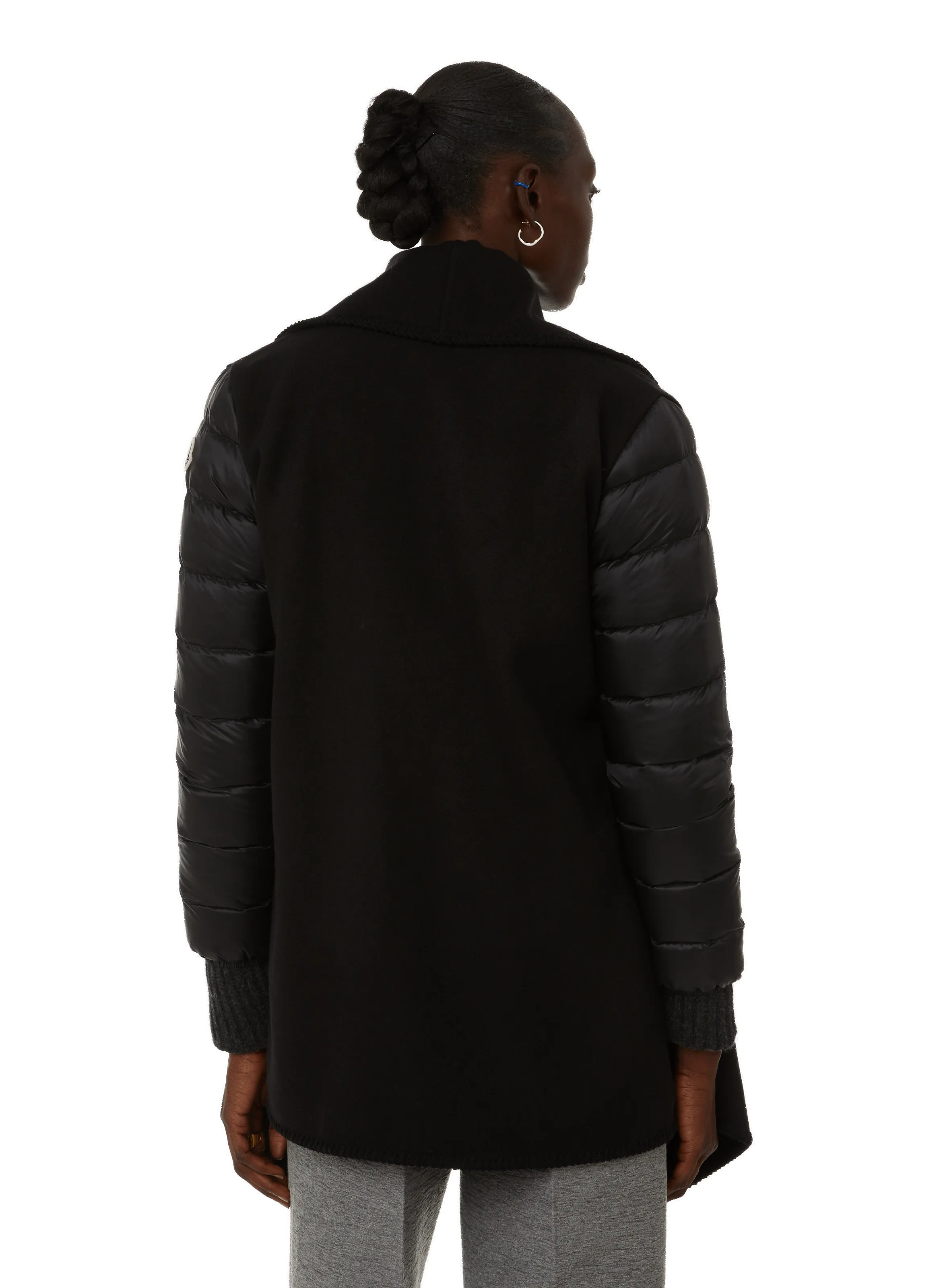 MONCLER  Cape en laine - Noir