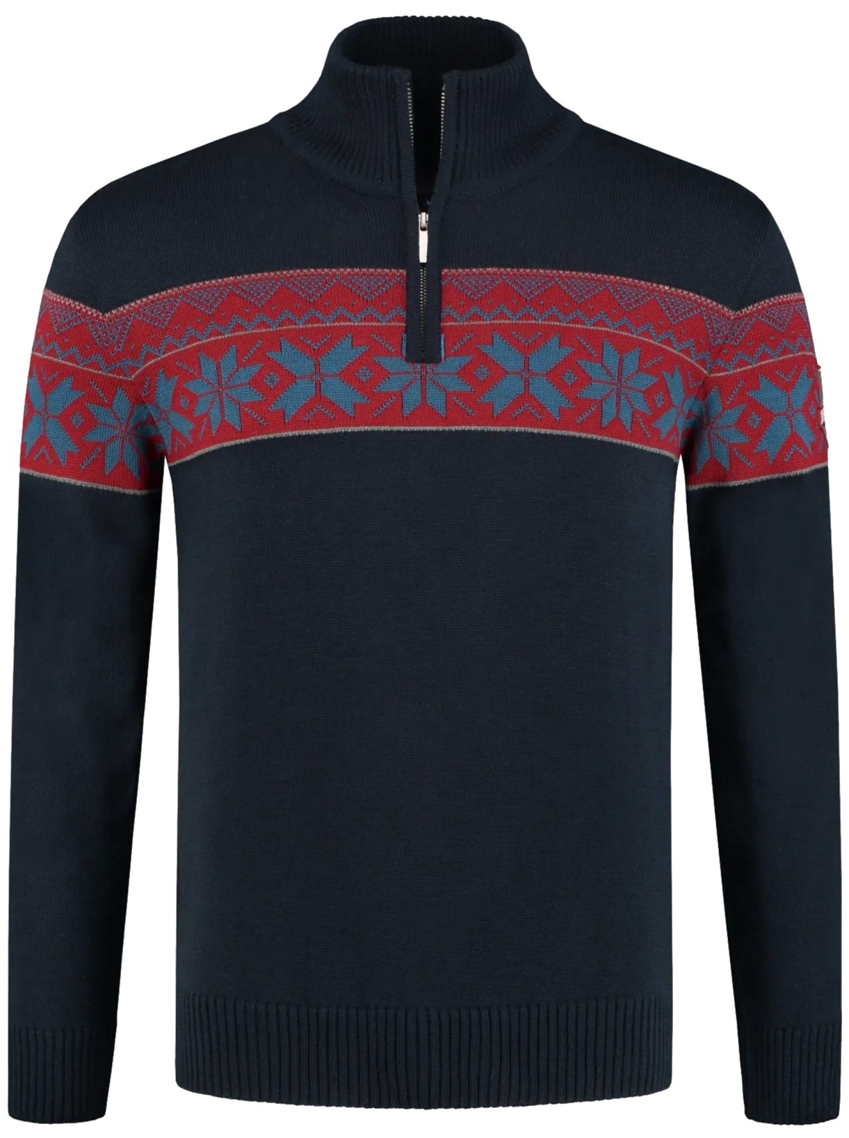 Norwegian Mens Pullover Ullgenser, Darkblue