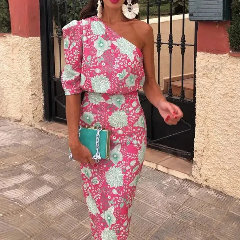 Oriana - Robe longue élégante en soie