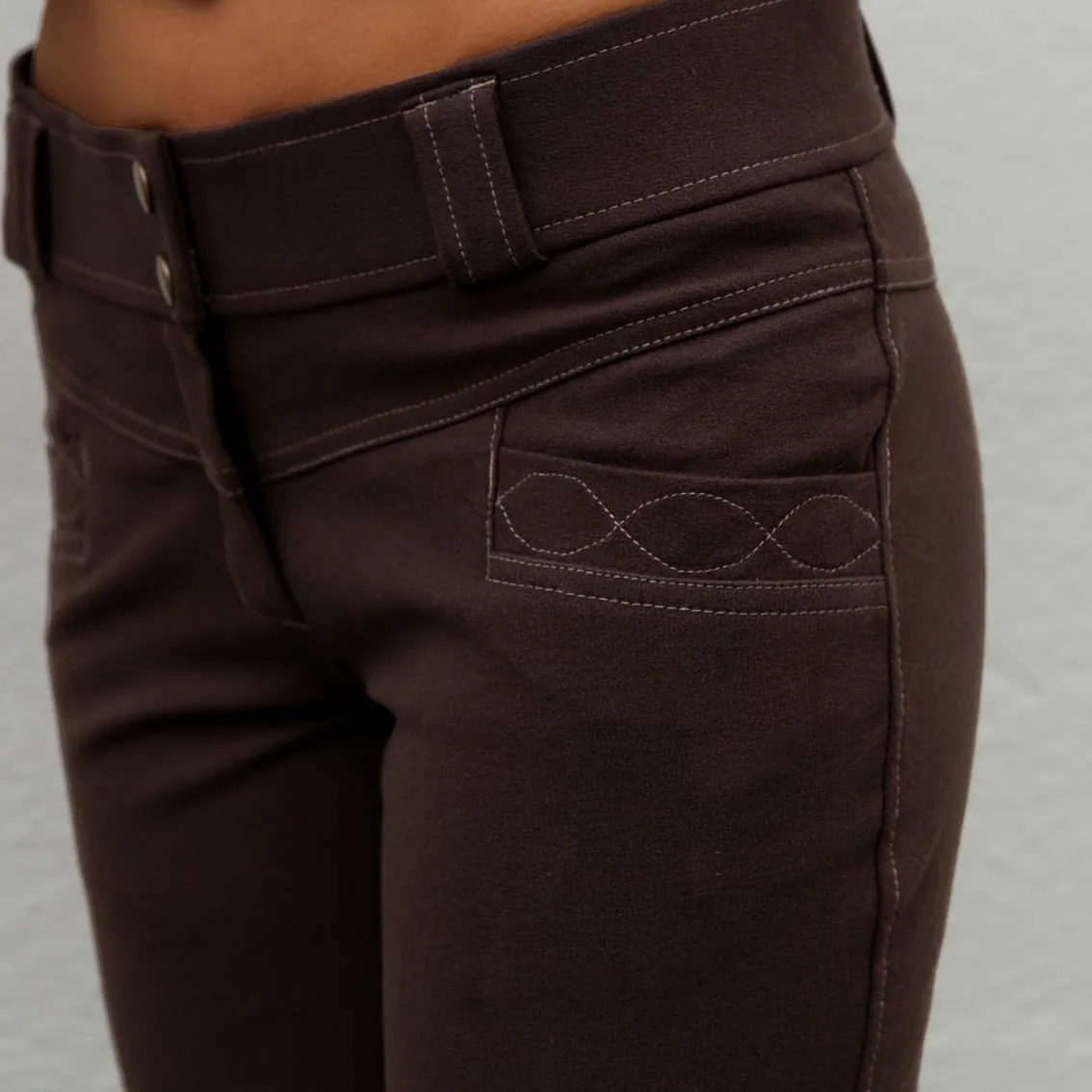 Pantalon d'équitation Origin-AL Chocolat