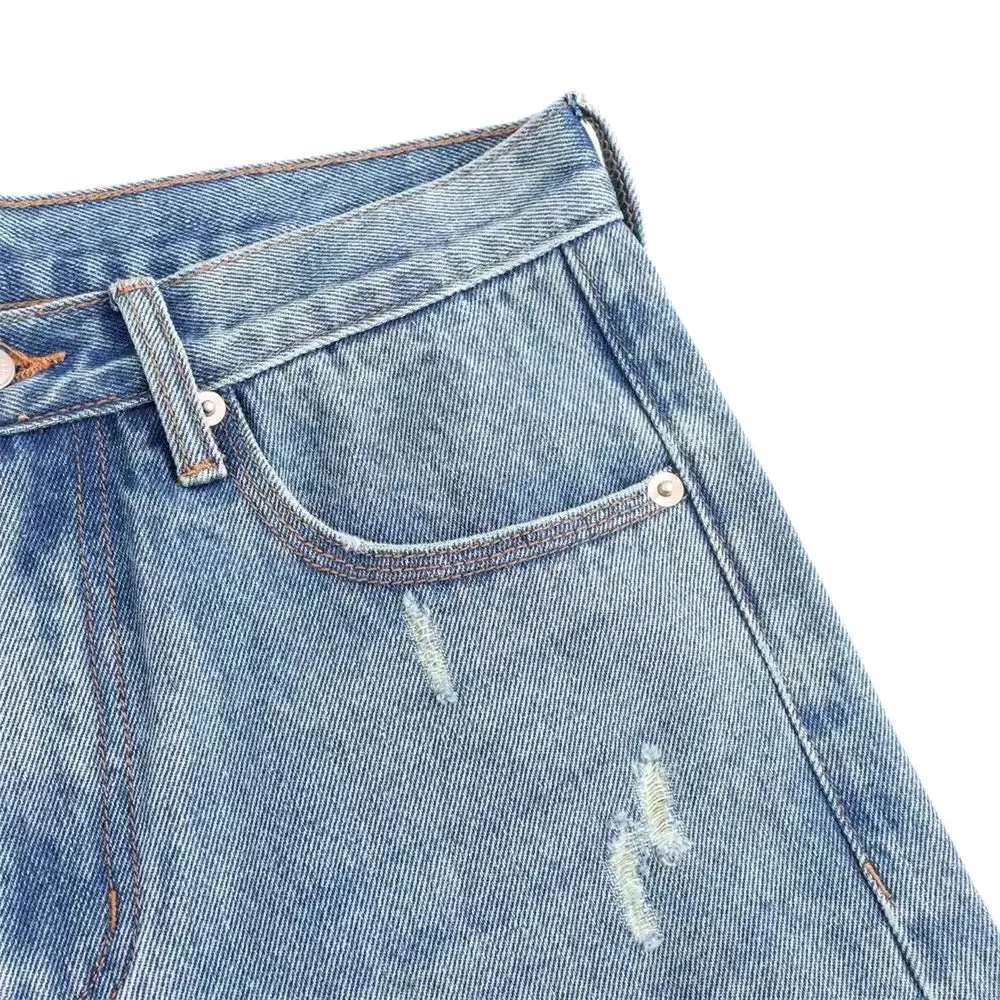 Pantalon en denim  Femme