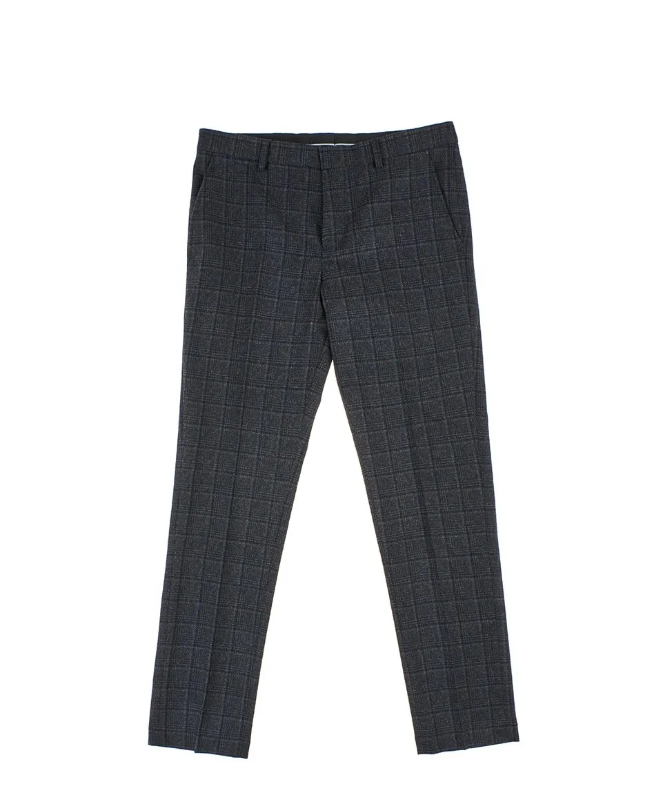 Pantalon flanelle carreaux SELECTED