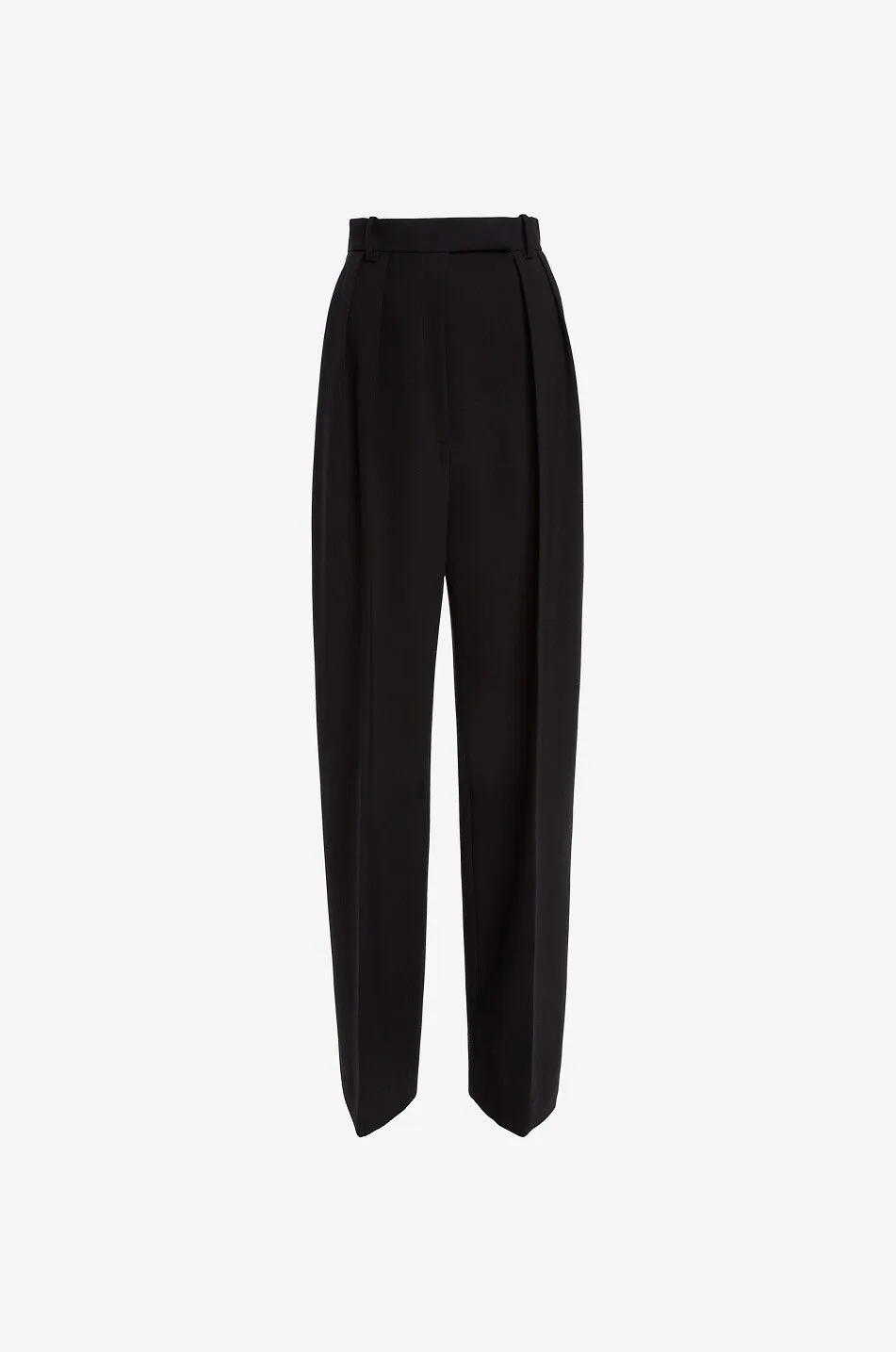 Pantalon à pinces taille haut en laine mélangée The Cessie