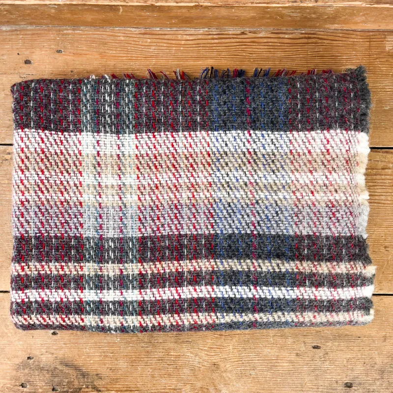 Plaid en laine recyclée