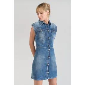 Robe droite en jeans DIDEROT bleu | 3 Suisses