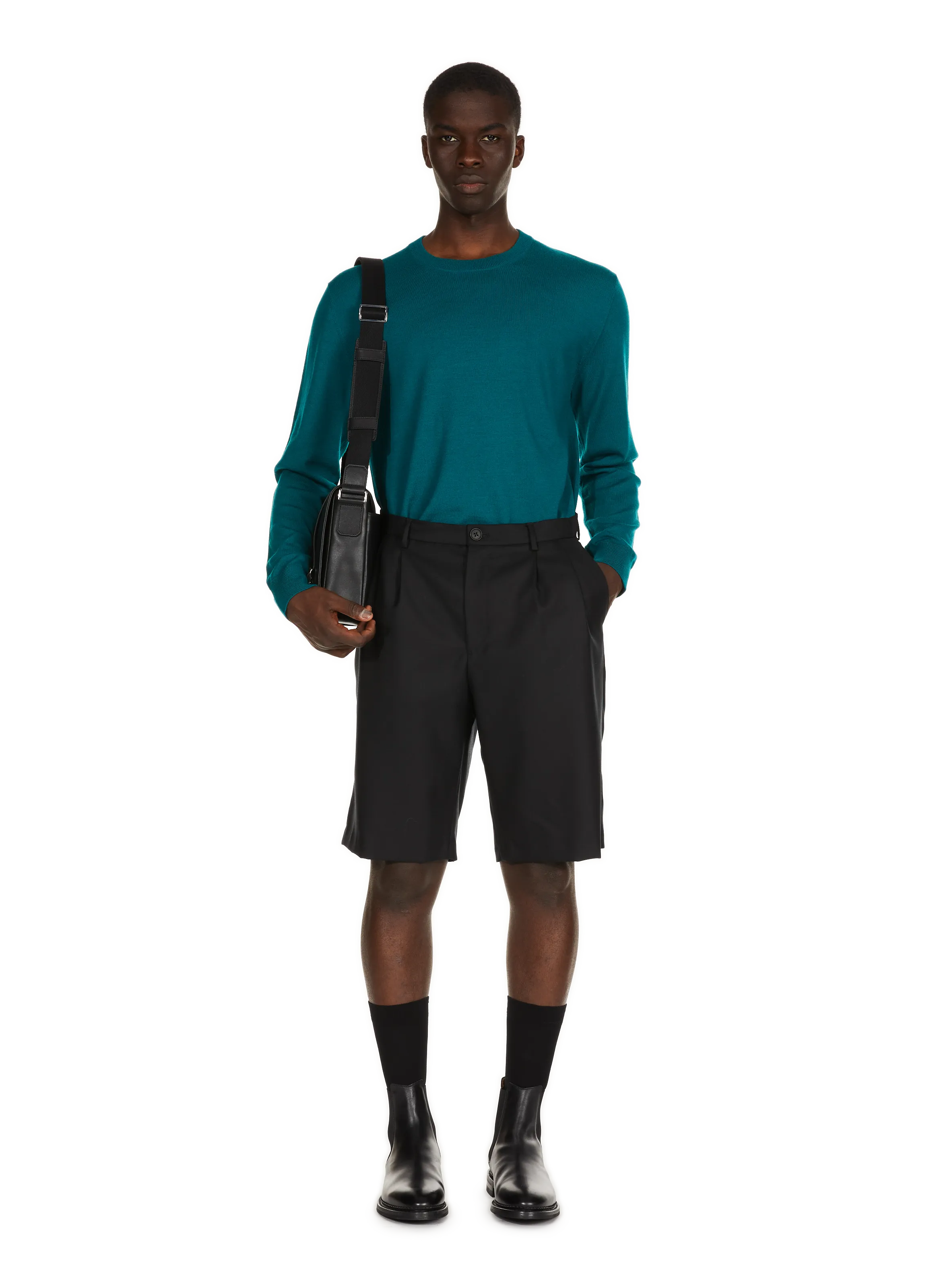 SHORT EN LAINE - SAISON 1865 pour HOMME | Printemps