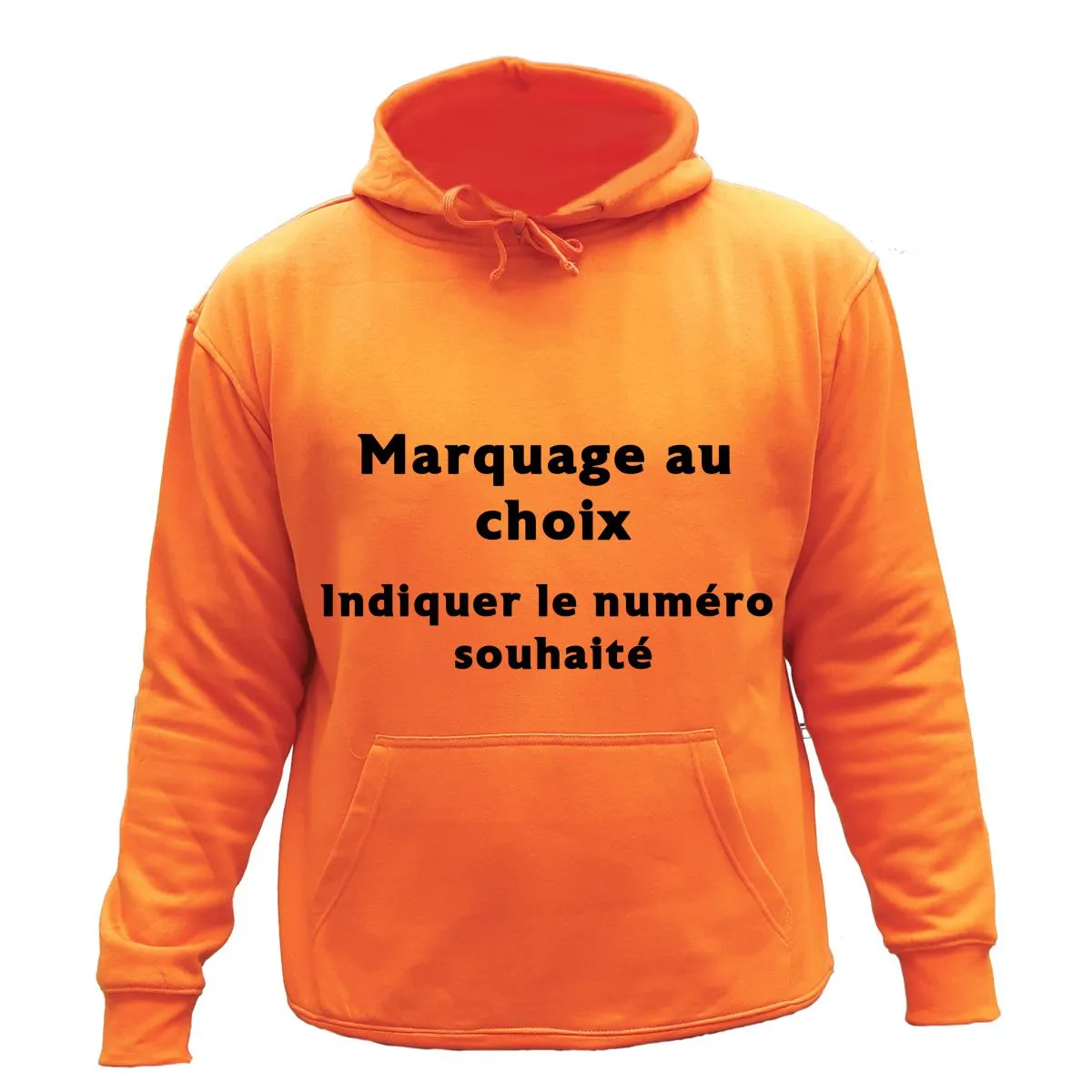 Sweat Capuche de Chasse Homme ou Femme – Marquage Catalogue