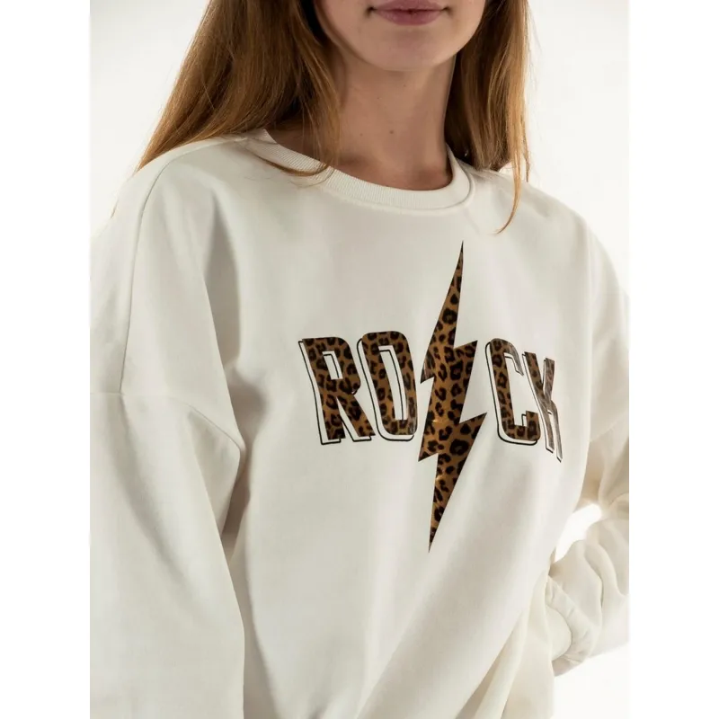 Sweat runa rock blanc femme - Only | wimod