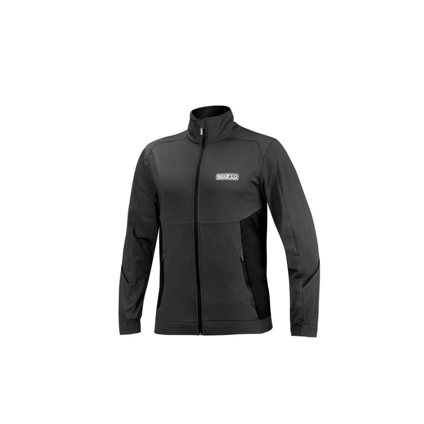 Sweat zippé SPARCO gris/noir
