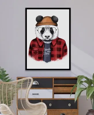 Sweatshirt homme Panda hipster