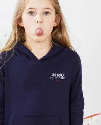 Sweatshirt homme Tel père telle fille (brodé)