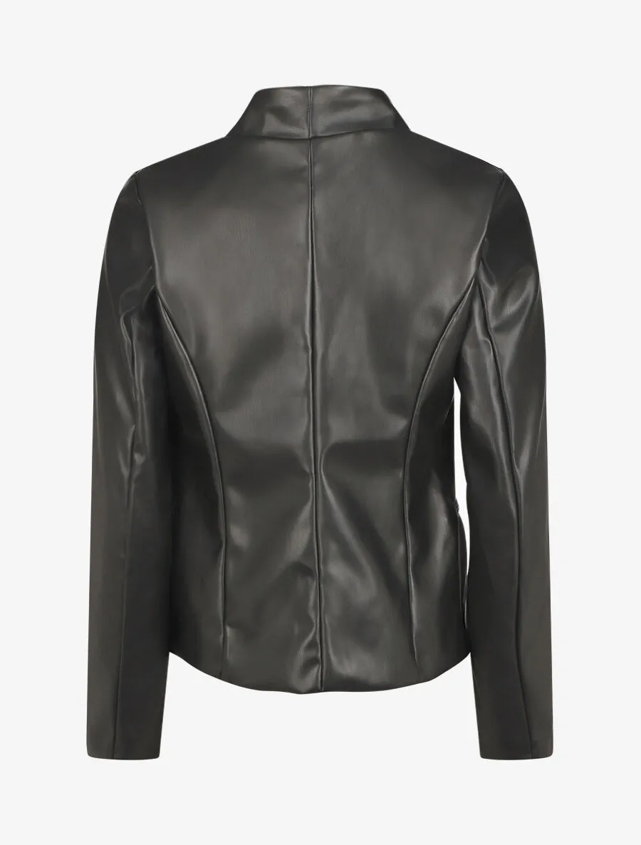 Veste en simili - Noir